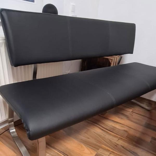 Leder Kunstleder Sofa Sessel Lenkrad Leder (METERWARE) - (Orange)